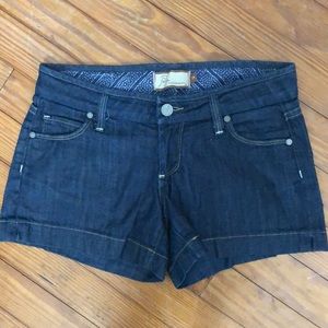 Paige size 24 designer Jean shorts